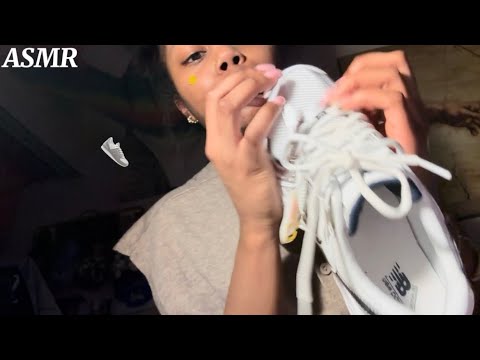 ASMR| Scratching & Tapping On Shoe + Rubber Sounds Very Tingly👟✨