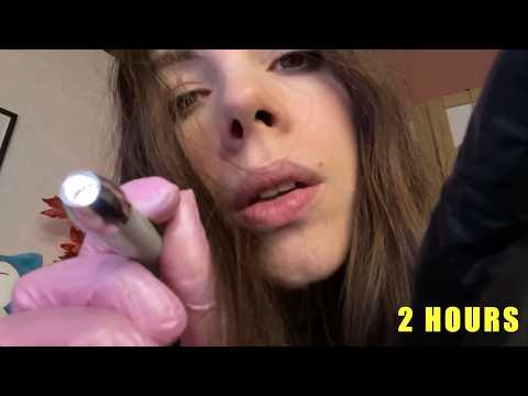 ASMR 2-Hour Fast & Chaotic Cranial Nerve Exam Marathon
