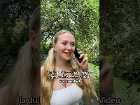 Ich rufe meine Follower an und es macht sehr viel Spaß. 😵