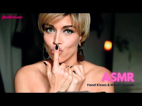 ASMR Lens Fogging to Put You to Sleep * w/ Mouth Sounds * Soft Hand Kisses