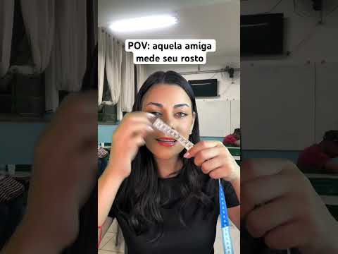 POV: aquela amiga mede seu rosto #asmr #asmrsounds #humor #shorts