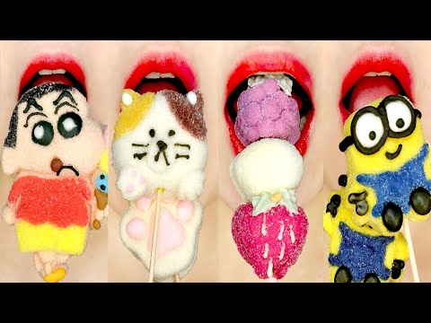 Emoji Challenge Marshmallow 마시멜로우 먹방 Eating Sounds [ASMR MUKBANG]