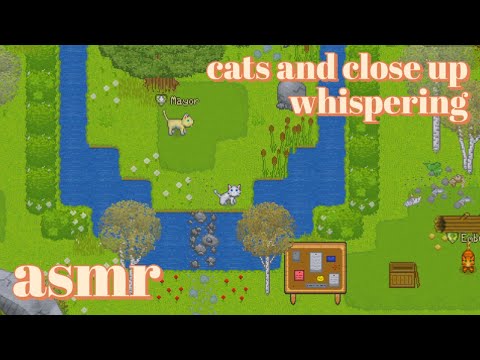 Cattails ASMR | Stardew Valley but with cats?! 🐱 Close up whispers