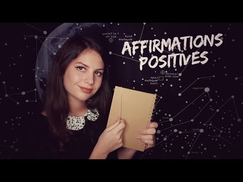 ASMR FRANCAIS : Je te lis des affirmations positives (tapping & chuchotement)