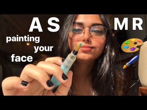 ASMR PINTANDO O SEU ROSTO