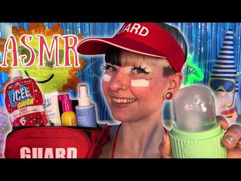 Sassy Lifeguard Saves YOU! 🌊 Soft Spoken ASMR for Sleep, Relaxation and Cooling Down on a Hot Day