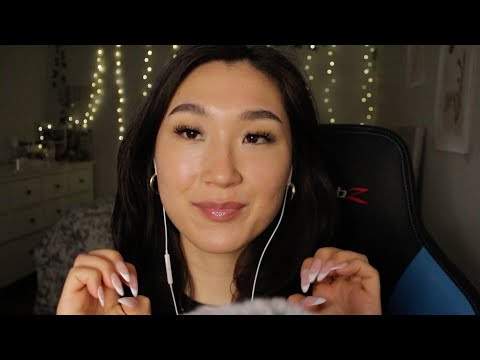 ASMR Face Touching until You're Asleep 💤 (Mouth Sounds and Brushing)