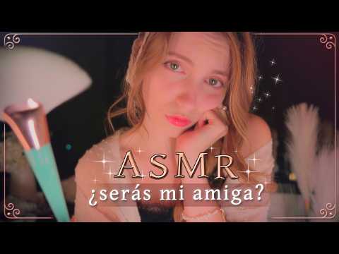 La Chica sin Amigas te Maquilla… ¿Nacerá una Amistad? 🤍 ASMR Roleplay