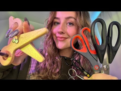 Soft Spoken ASMR Haircut Roleplay ✂️ Multiple Scissor Sounds, Personal Attention & Sleep Triggers