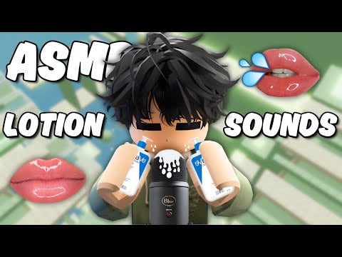 Roblox ASMR with LOTION! 🧴 (whispers, mouth sounds, hand sounds) 👄