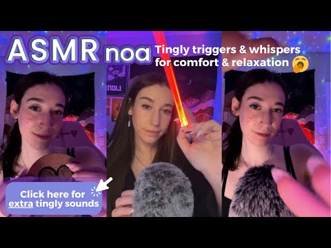 Affirmations, Tapping, Whispering +more | ASMR for sleep & relaxation 💕| live #261