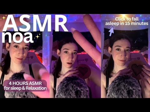 Eye Exam, Energy Rain, Whispering and more! | 4 HOURS asmr for sleep and relaxation 💕| live #106