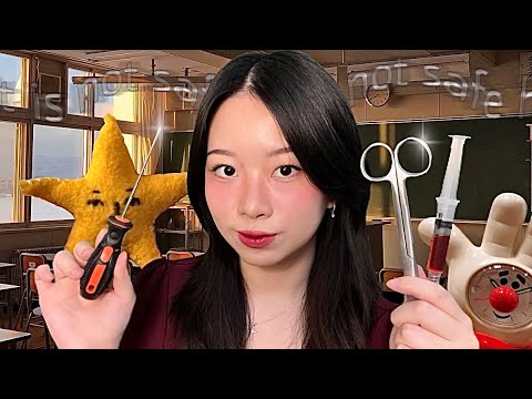 [ASMR] Toxic Girl LOBOTOMIZES You in CLASS 🧠