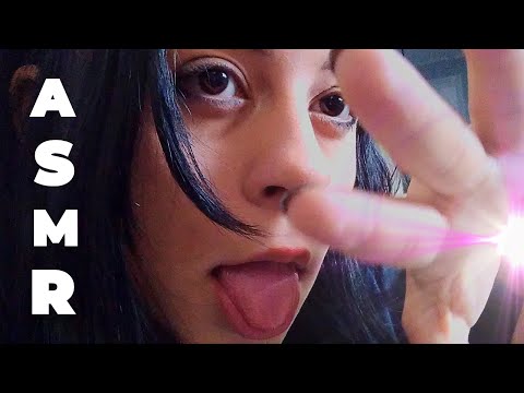 ASMR TOCANDO NA CAMERA (CAMERA TOUCHING) + MOUTH SOUNDS 👄🤤😴📷