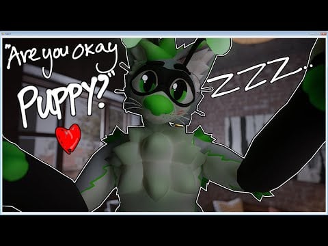 [3DIO Furry ASMR] Are you okay my good puppy? | Affirmations | Kissing | Sleeping | Heartbeat