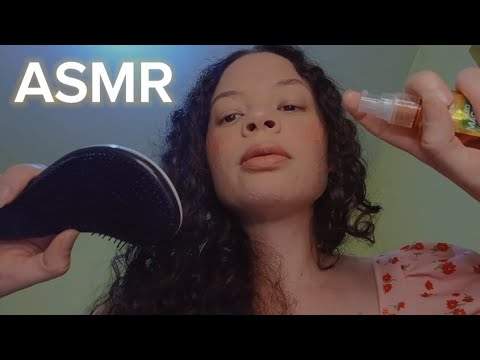 ASMR: te COLOCANDO pra DORMIR delicadamente NO meu COLO 😴