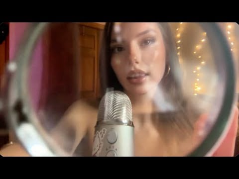 ✧.* ASMR fishbowl effect with echoed mouth sounds + tingly visuals 🫧🐠