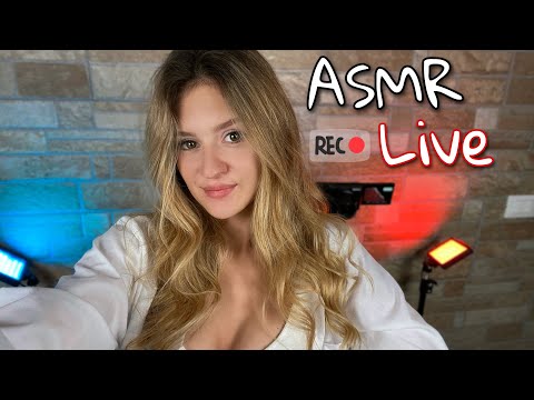 ASMR LIVE ❤ Whispering & Triggers for SLEEP 😴