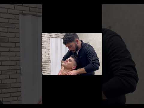 I got SOAP in my eye !!!🥲/ ASMR barber massage and Soap cutting ASMR #asmr #relaxing #massage