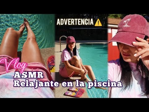 Advertencia!! Esta mañana en la piscina te dará sueño !😴 ASMR NIA 🫧 VLOG