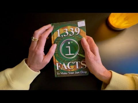 Whisper Only ASMR ~ Reading Interesting QI Facts for Relaxation