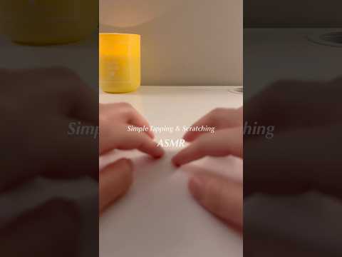 ASMR🌙 Simple Tapping & Scratching #asmr #tapping #scratching #camera #triggers