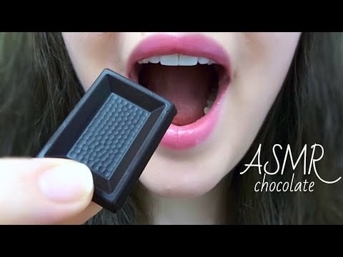 ASMR Frozen Chocolate 🍫  EXTREMELY CRUNCHY!!! ~ Eating Sounds
