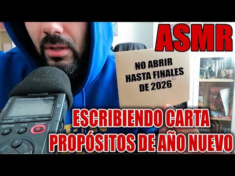 ASMR | Propósitos de año nuevo 2026 (Escribiendo carta a pluma ✒️)