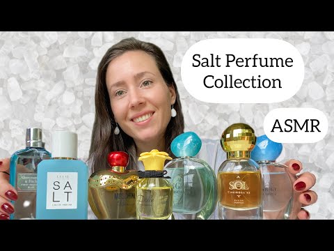 ASMR - My Salt 🧂 Perfume Collection - Salty Fragrances - Glass Tapping & Whispering