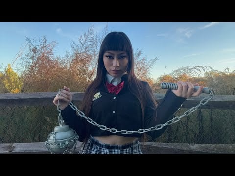 Camera Swinging ASMR | Gogo from Kill Bill Cosplay