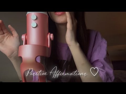 ASMR Repeating Positive Affirmations (Binaural)