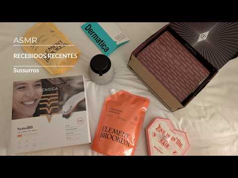 ASMR - Recebidos Recentes (tapping, scratching e sussurros) | SOLANGE PRATA