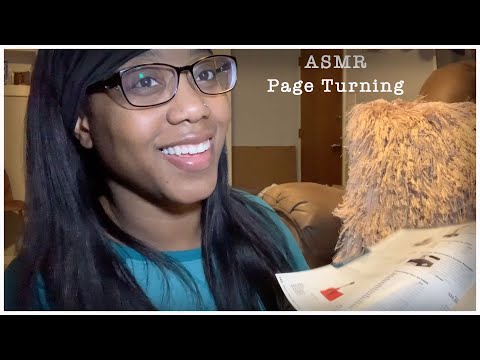 ASMR | Crisp Page Turning 📖 | Squeezing Pages | Fall Asleep in 10 minutes 😴💤💤💤