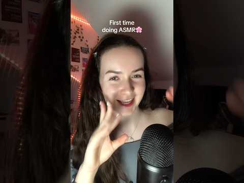 Doing ASMR for the first time #asmr #asmrsounds #asmrvideo #asmrcommunity