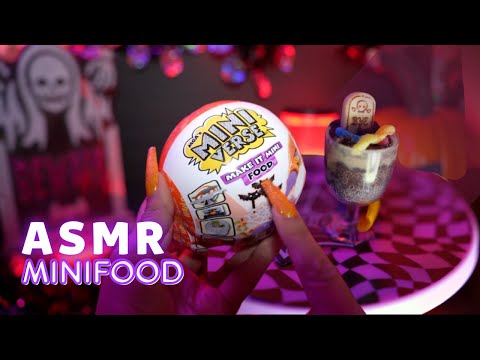 ASMR Making Minifood HALLOWEEN Edition 🎃  | Opening #MiniBrand (Whispering, Satisfying #asmr)