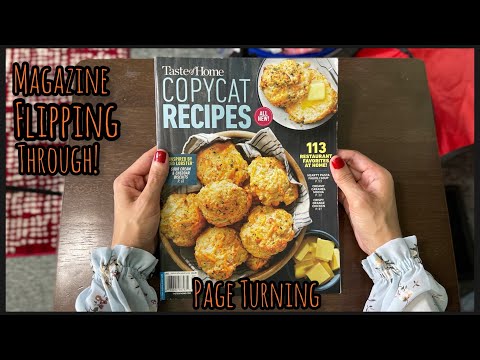 ASMR Magazine Flipping Page Turning, Flip  Though Soft Spoken Whisper.