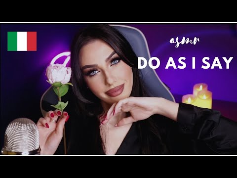 ASMR SEGUI LE MIE ISTRUZIONI INTERATTIVO + TEST PSICOLOGICO📈 OCCHI CHIUSI E APERTI [do as i say]