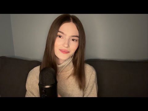 ASMR ramble (close up clicky whisper)