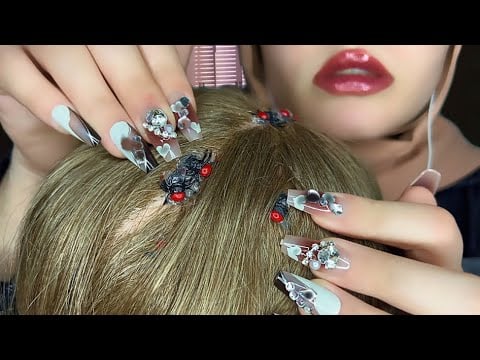 Satisfying Bug Plucking ASMR 💆🏻‍♀️🐜 Removing Tiny Parasites One by One for Deep Relaxation!