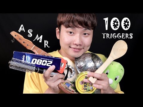 ASMR 100 TRIGGERS (Super Fast)