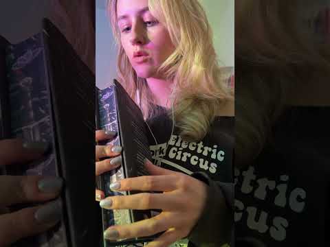 Book ASMR #asmr #asmrtriggers #triggersforsleep #relax #tapping #smallyoutuber