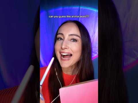 can you guess this animal?? #asmr