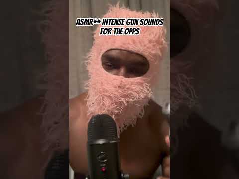 ASMR INTENSE GUN Sounds full vid on Yt #asmrtriggers#asmr#asmrmouthsounds#richasmr