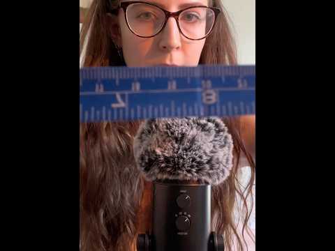 ASMR | measuring sounds 👰‍♀️ #asmr  #asmrpersonalatttention