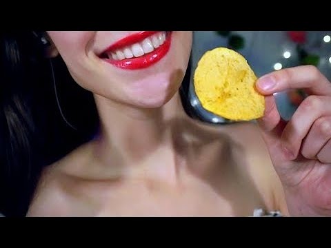 ASMR Crunchy Eating Sounds BINAURAL 3DIO Chips! ♥ [RECOVERED VIDEO]