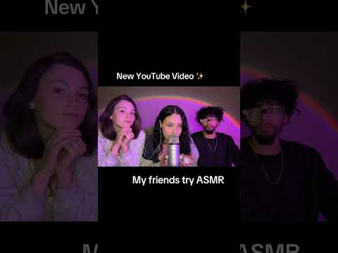 My friends Try ASMR… must watch 😂 #asmrtriggers #asmr #foryou #funny