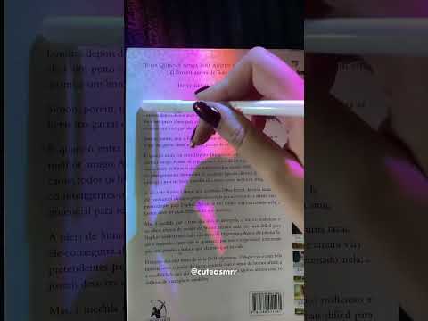 Asmr leitura 💗 #asmr #asmrlofi #asmrleitura #asmrbrasil