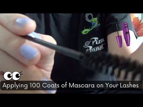 ASMR Applying Mascara On Your Lashes (Layered Sounds)