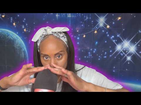 Mouth Sounds ASMR, Rambles, Up Close and Personal, Spit Painting