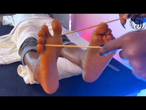 ASMR Sensitive Body Massage for INTENSETingles Stomach, Back, Armpit & Hair Scratching 